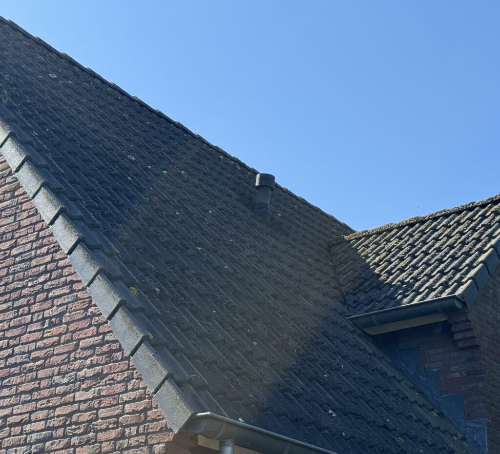 Beton pannen reinigen